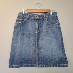 Quicksilver Roxy Washed Denim Mini Skirt Womens Size 9 (Juniors)